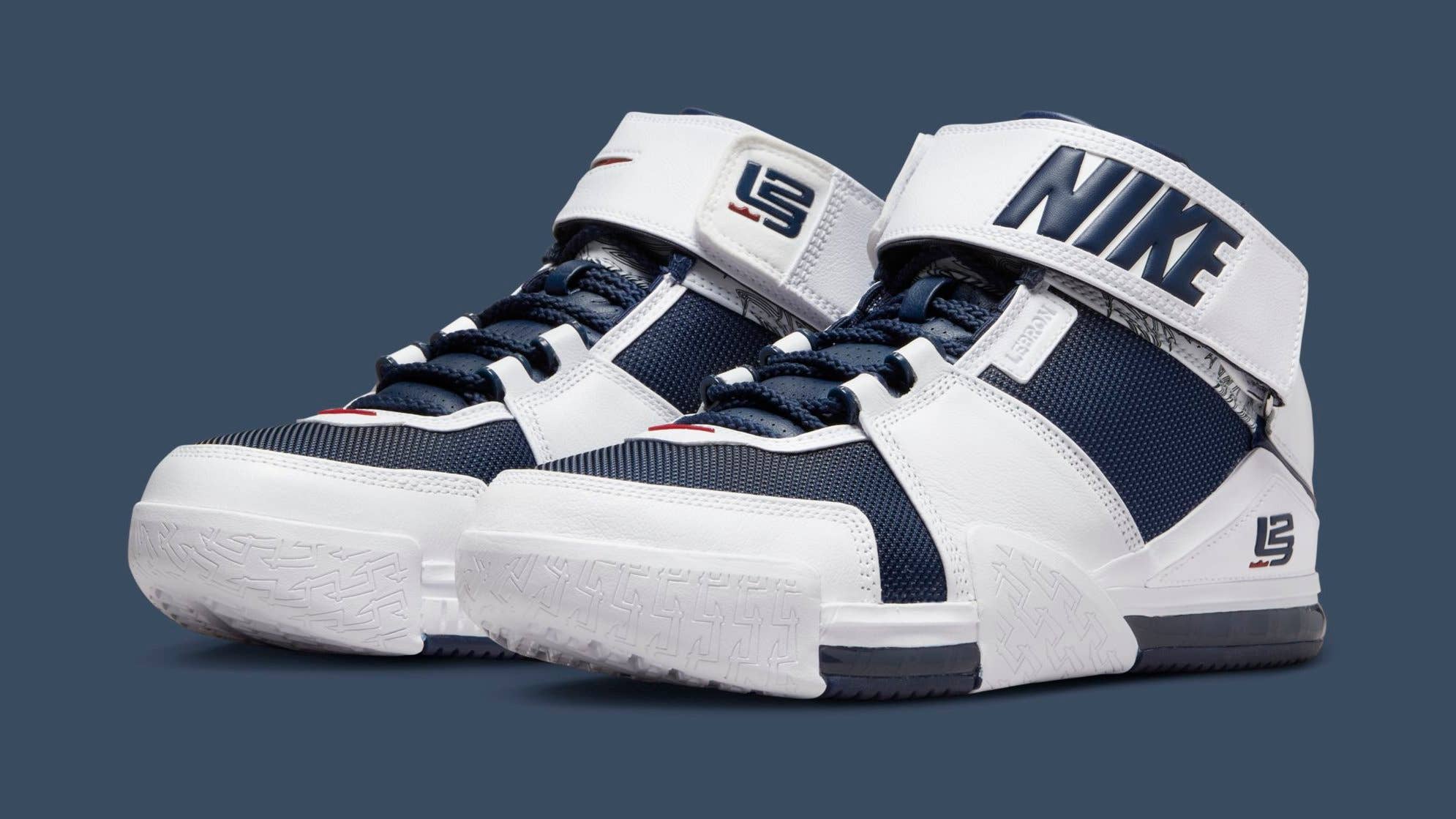 Nike LeBron 2 'Midnight Navy' DR0826 100 Pair