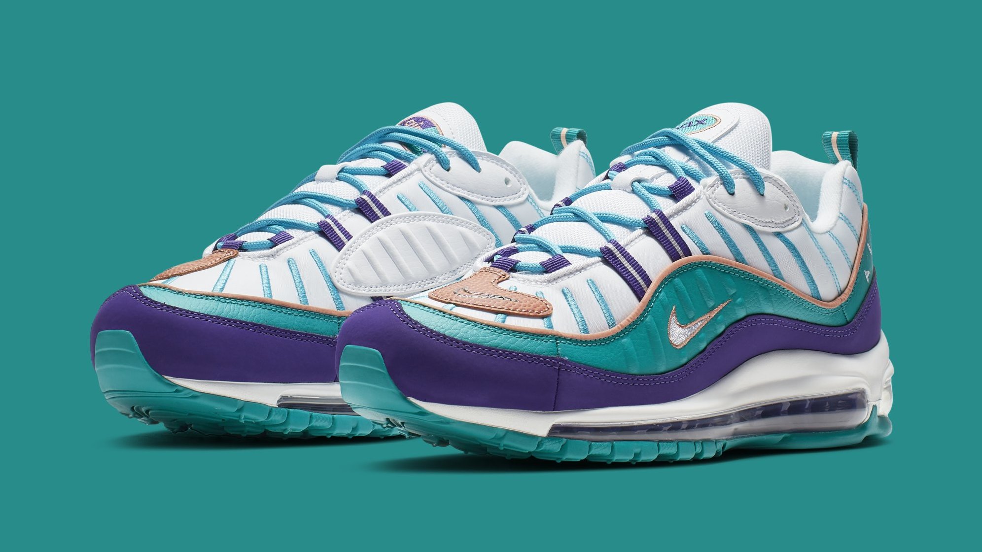 ødemark Bare gør Give Charlotte Hornets Colors Cover This Air Max 98 | Complex