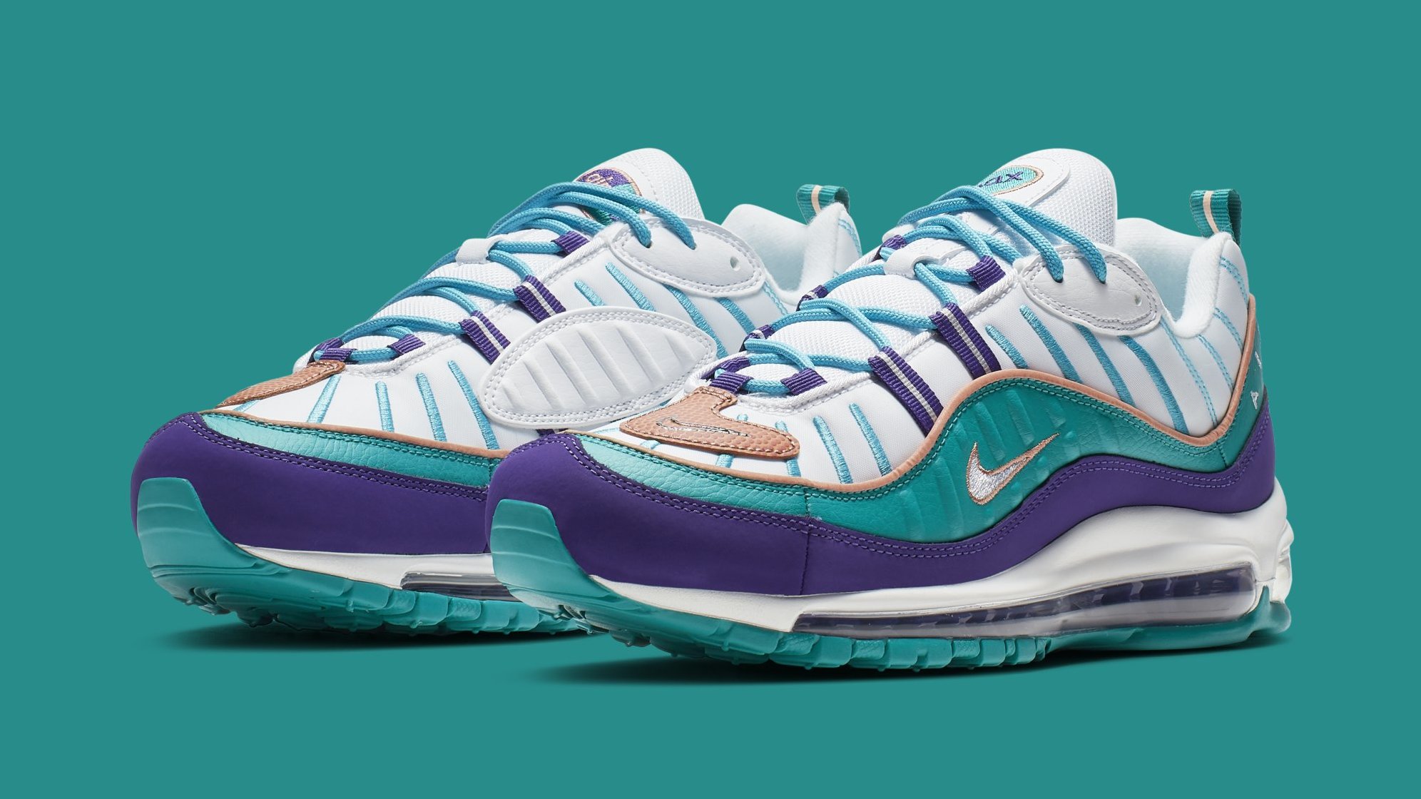 Teal and 2024 purple air max