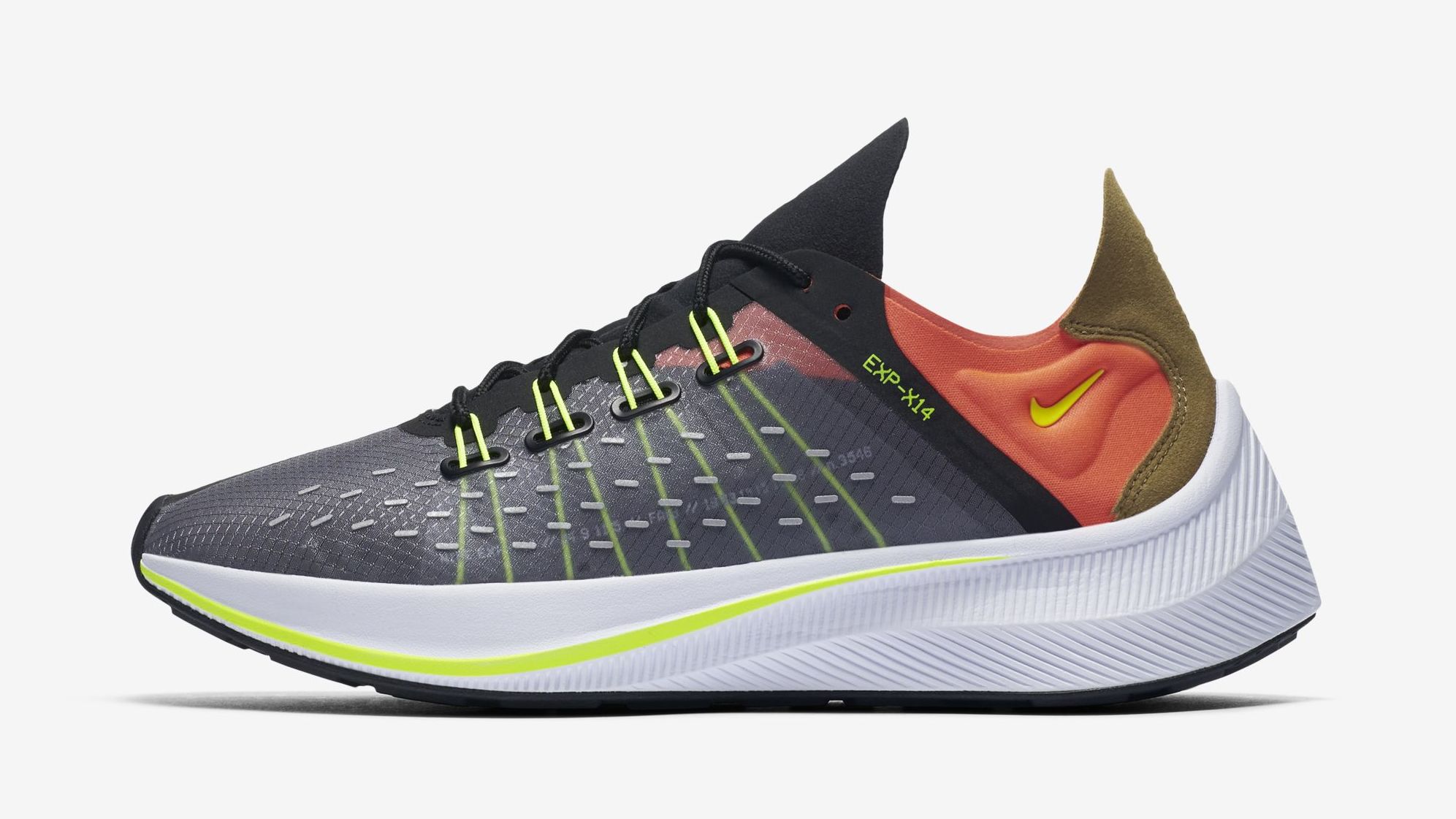 nike exp x14 dark grey total crimson release date