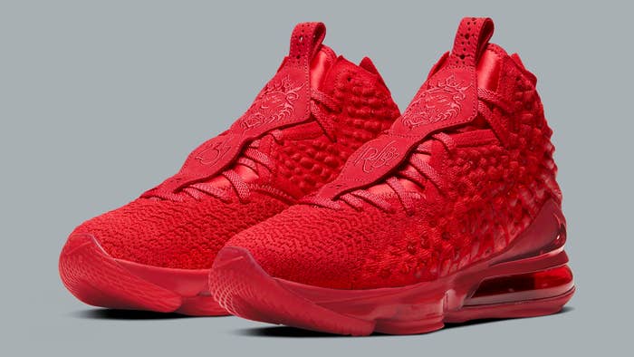 Nike LeBron 17 Red Carpet Release Date BQ3177 600 Pair
