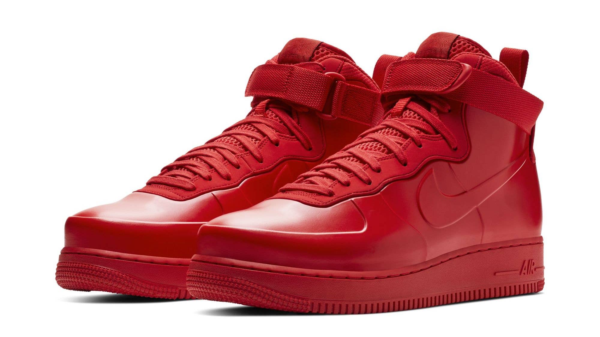 Nike Air Force 1 Foamposite 'Red' Release Date
