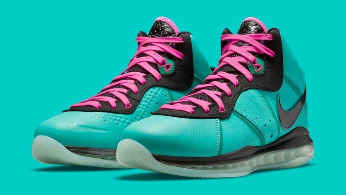 Nike LeBron 8 &#x27;South Beach&#x27; CZ0328-400 Pair