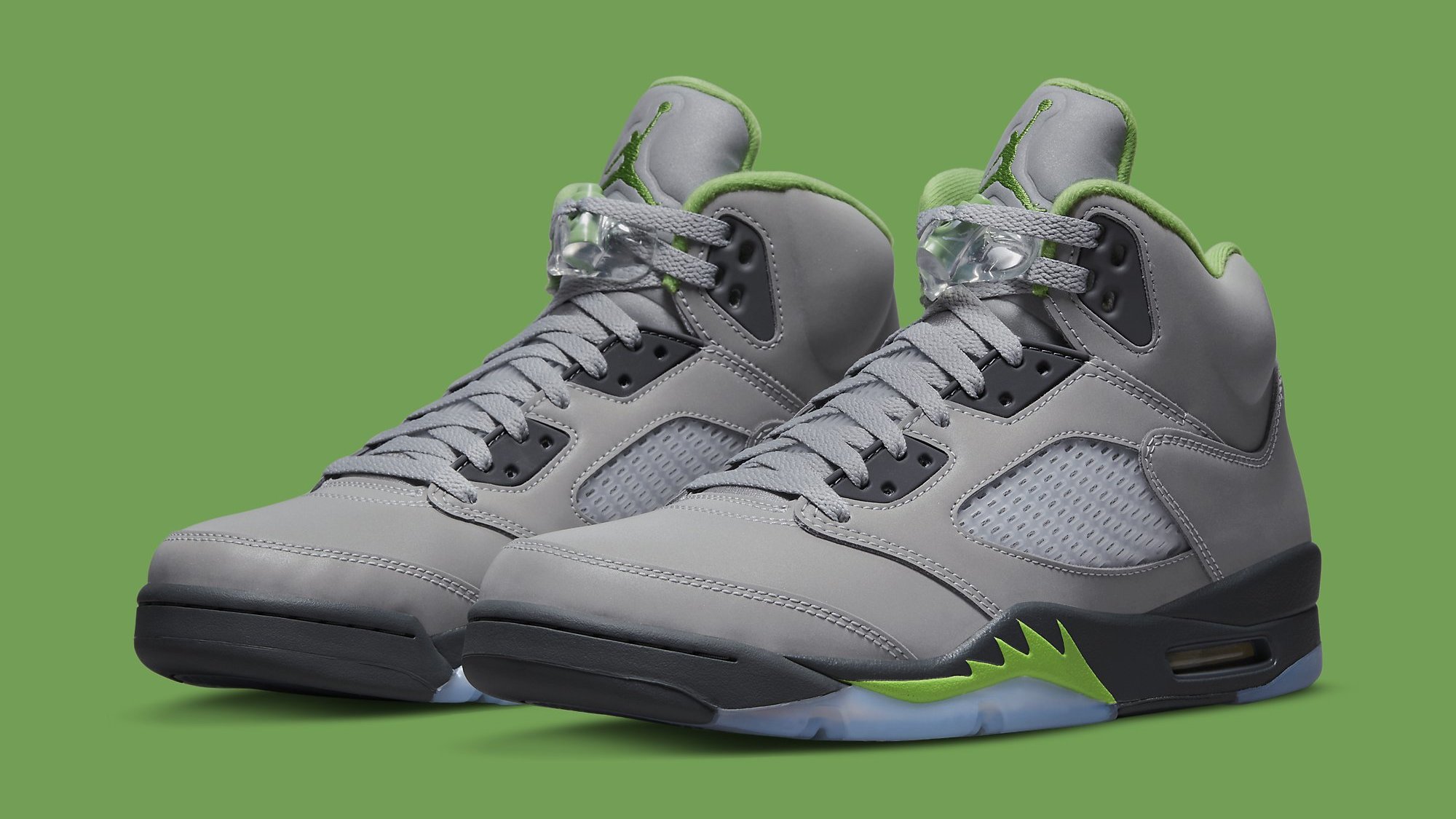 Jordan 5 2025 grey and green