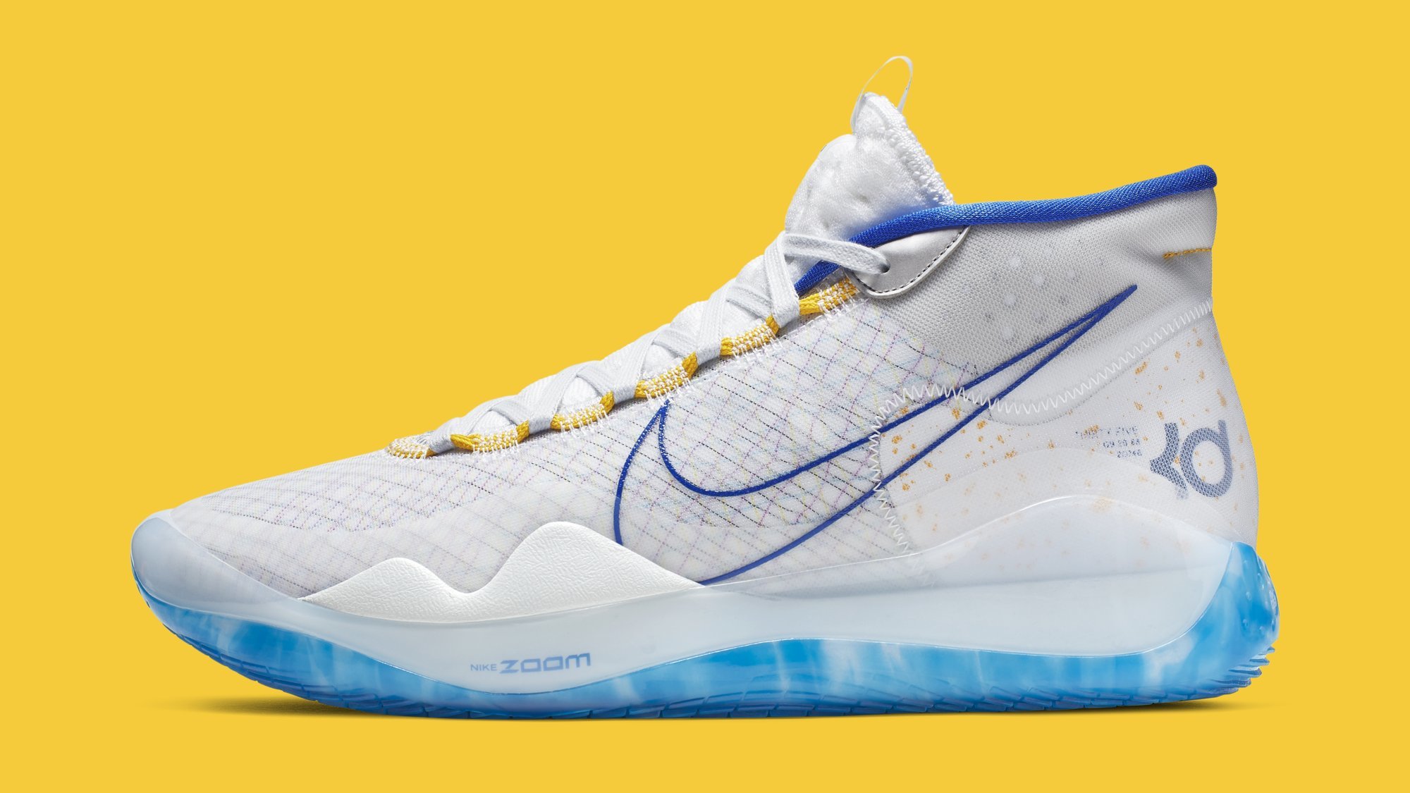Nike KD 12 &#x27;Warriors Home&#x27; AR4229 100 (Lateral)
