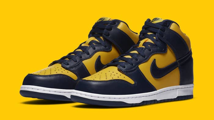 Nike Dunk High SP &#x27;Michigan&#x27; CZ8149 700 Pair