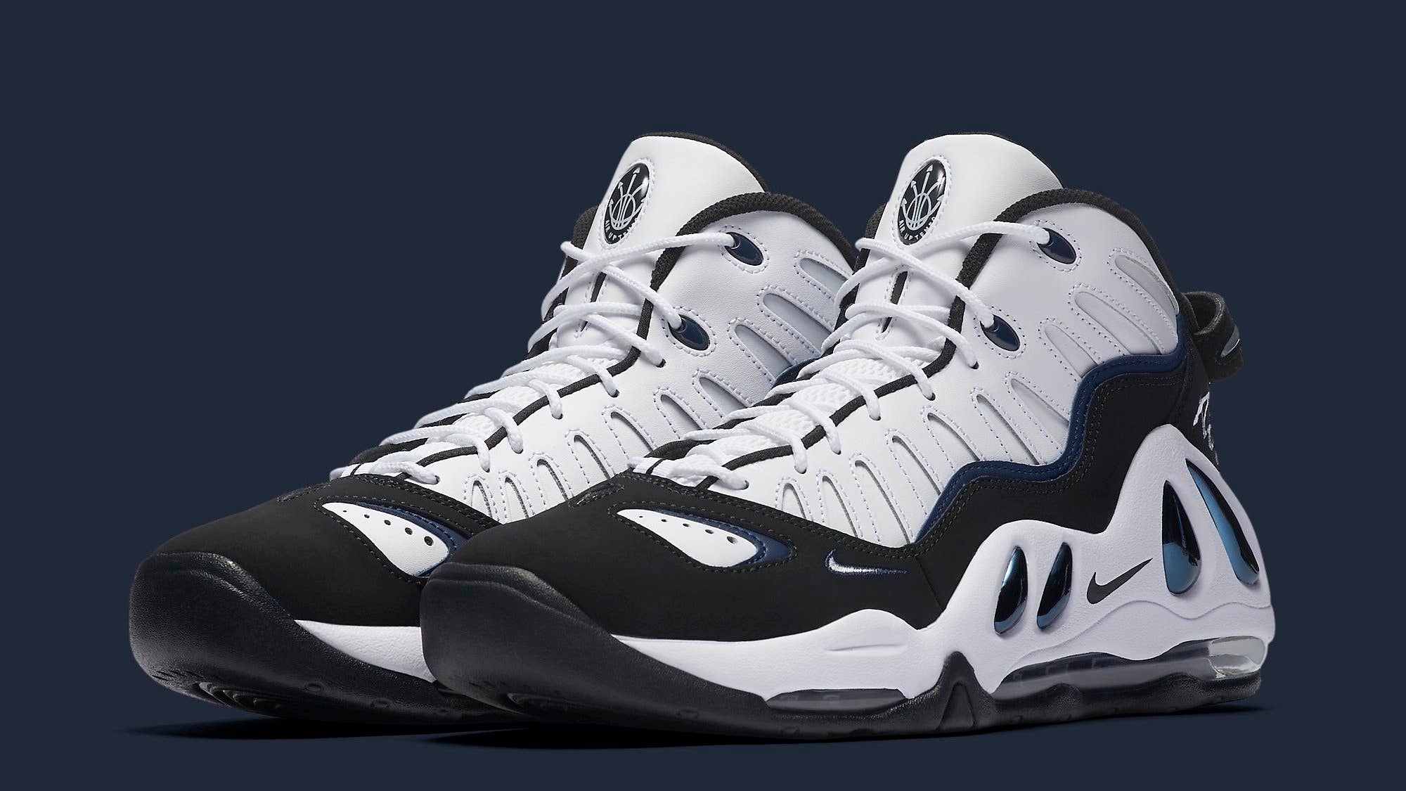 nike air max uptempo 97 college navy 399207 101 release date pair