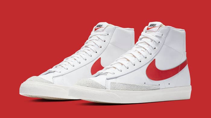 Nike Blazer Mid &#x27;77 &#x27;Habanero Red&#x27; BQ6806 600 (Pair)