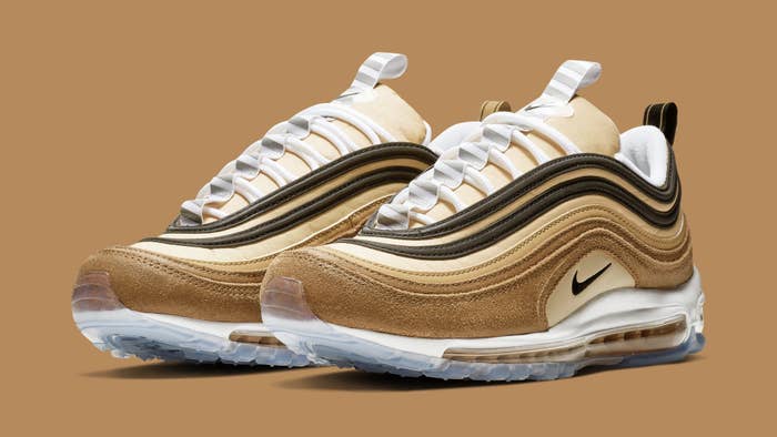 Nike Air Max 97 &#x27;Ale Brown/Black Elemental Gold&#x27; 921826 201 (Pair)