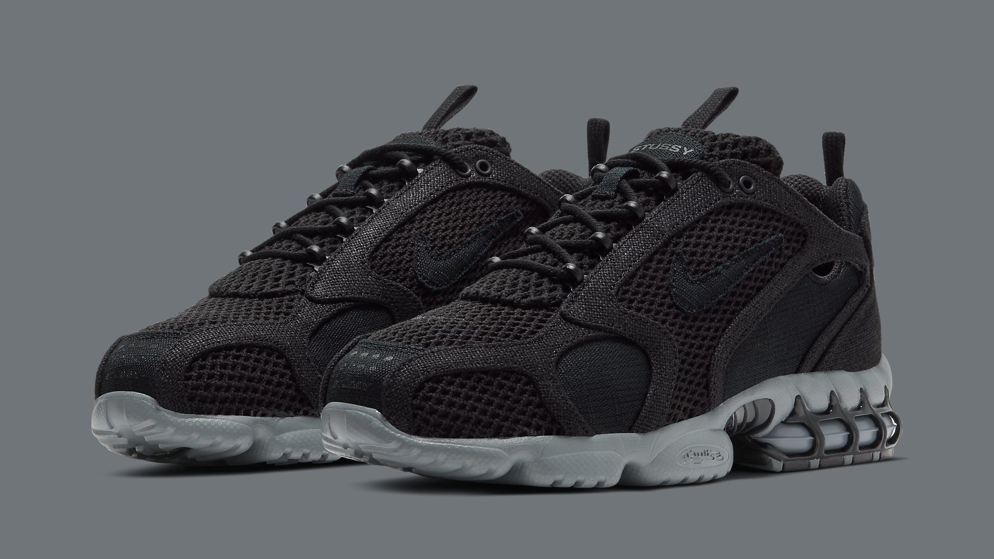 Nike spiridon hot sale triple black