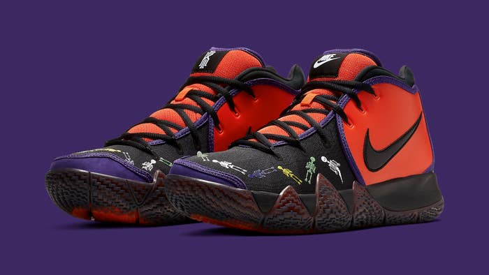 Nike Kyrie 4 &#x27;Day of the Dead&#x27; CI0278 800 (Pair)