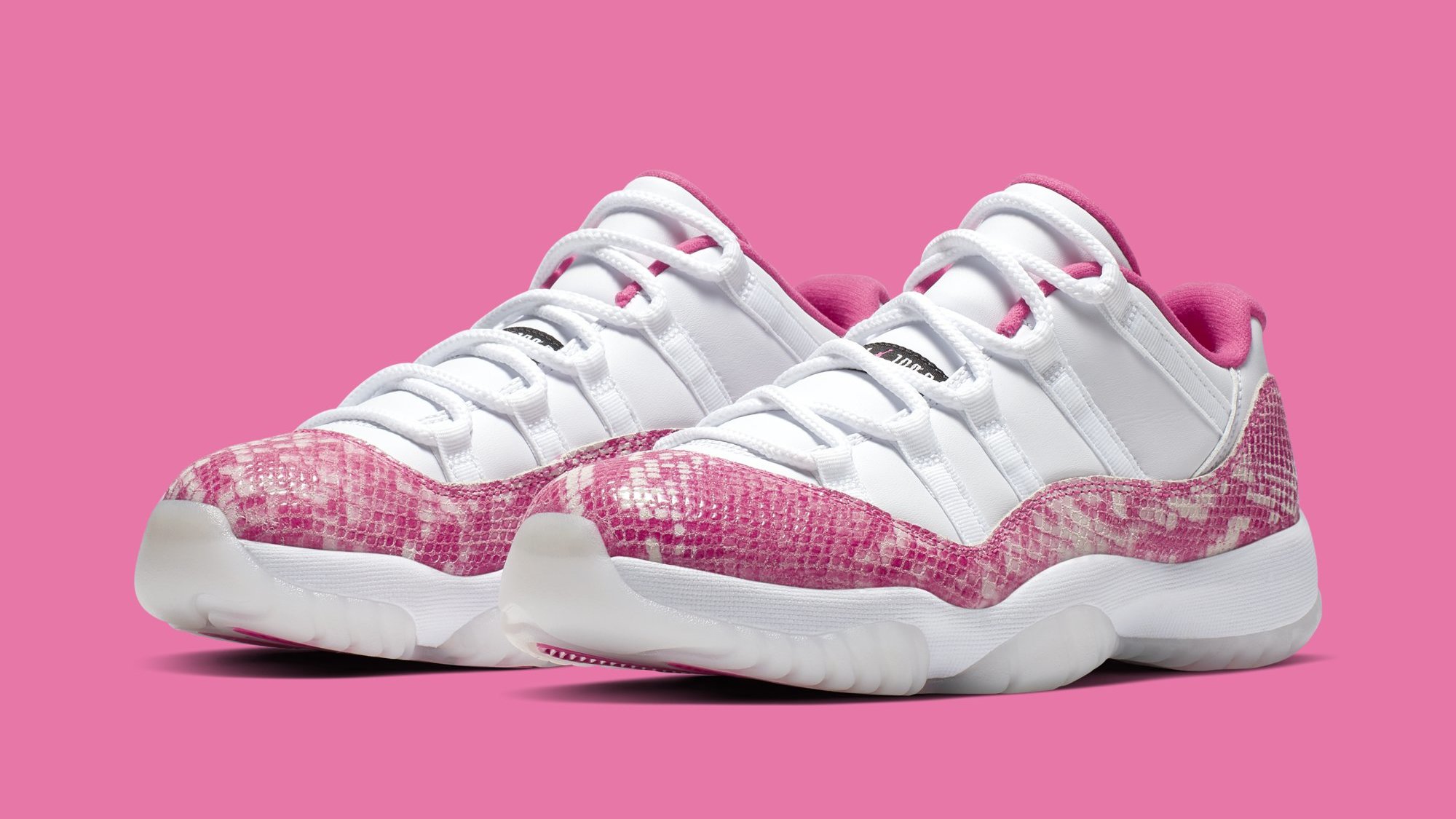 Jordan 11 2025 retro pink snakeskin