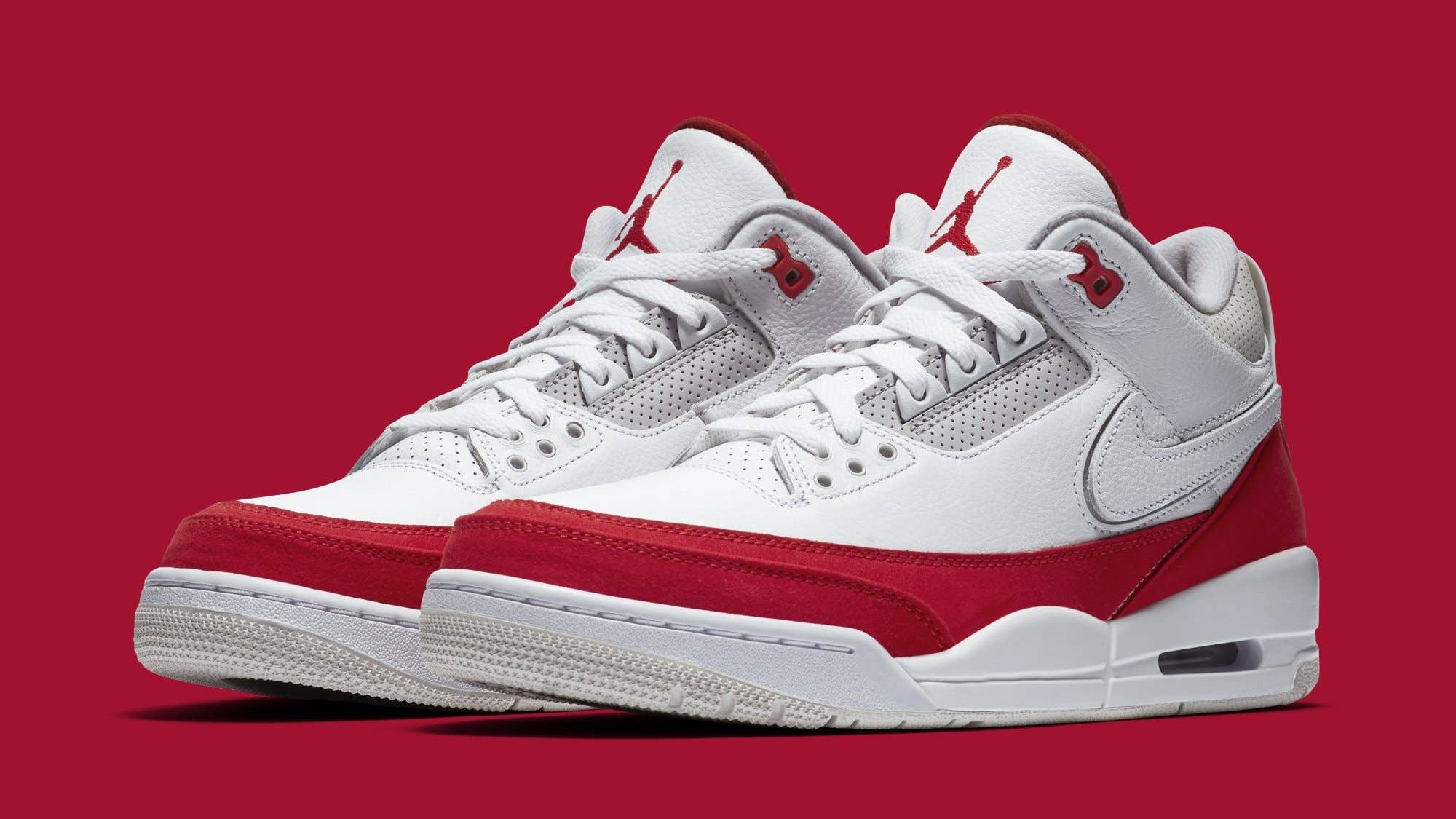The Air Jordan 3 Tinker 'University Red' Will Have Interchangeable Swoosh  Logos - The Source