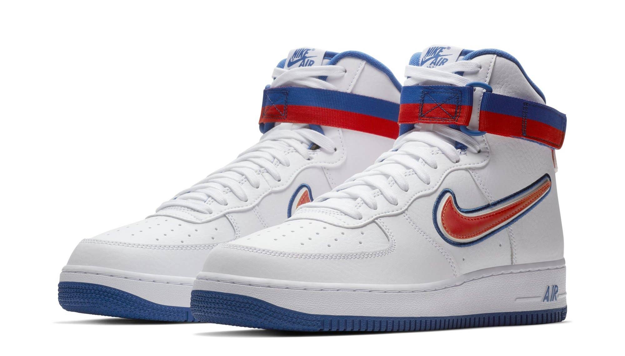 Knicks Colors on New NBA Air Force 1s