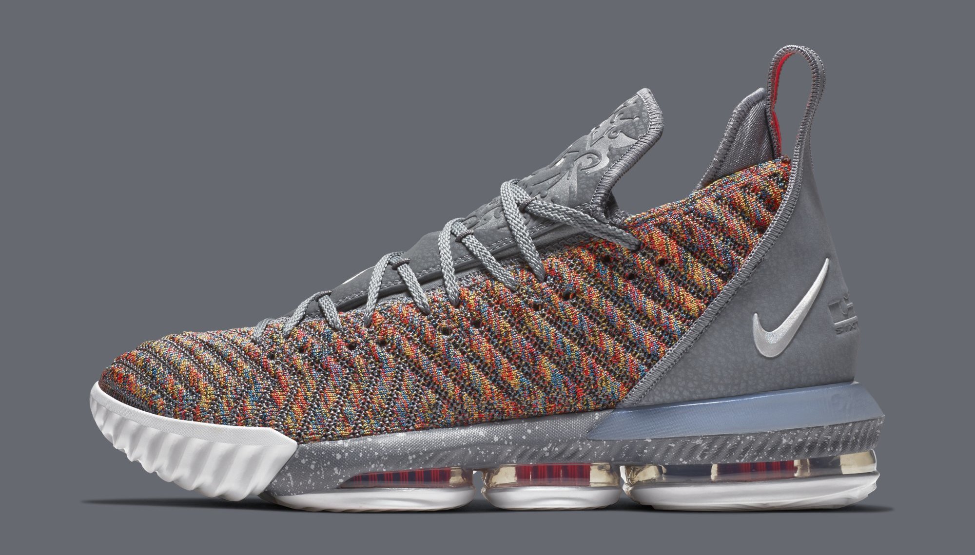Nike LeBron 16 &#x27;Multicolor&#x27; BQ5969 900 (Lateral)