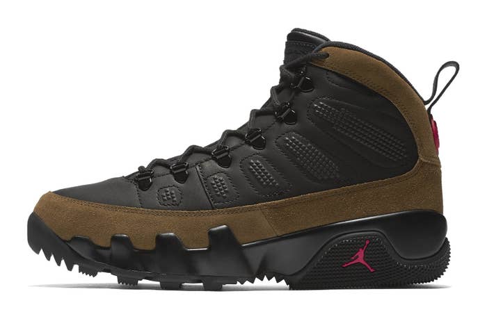 Air Jordan 9 NRG Boot &#x27;Olive&#x27; AR4491 012 (Lateral)