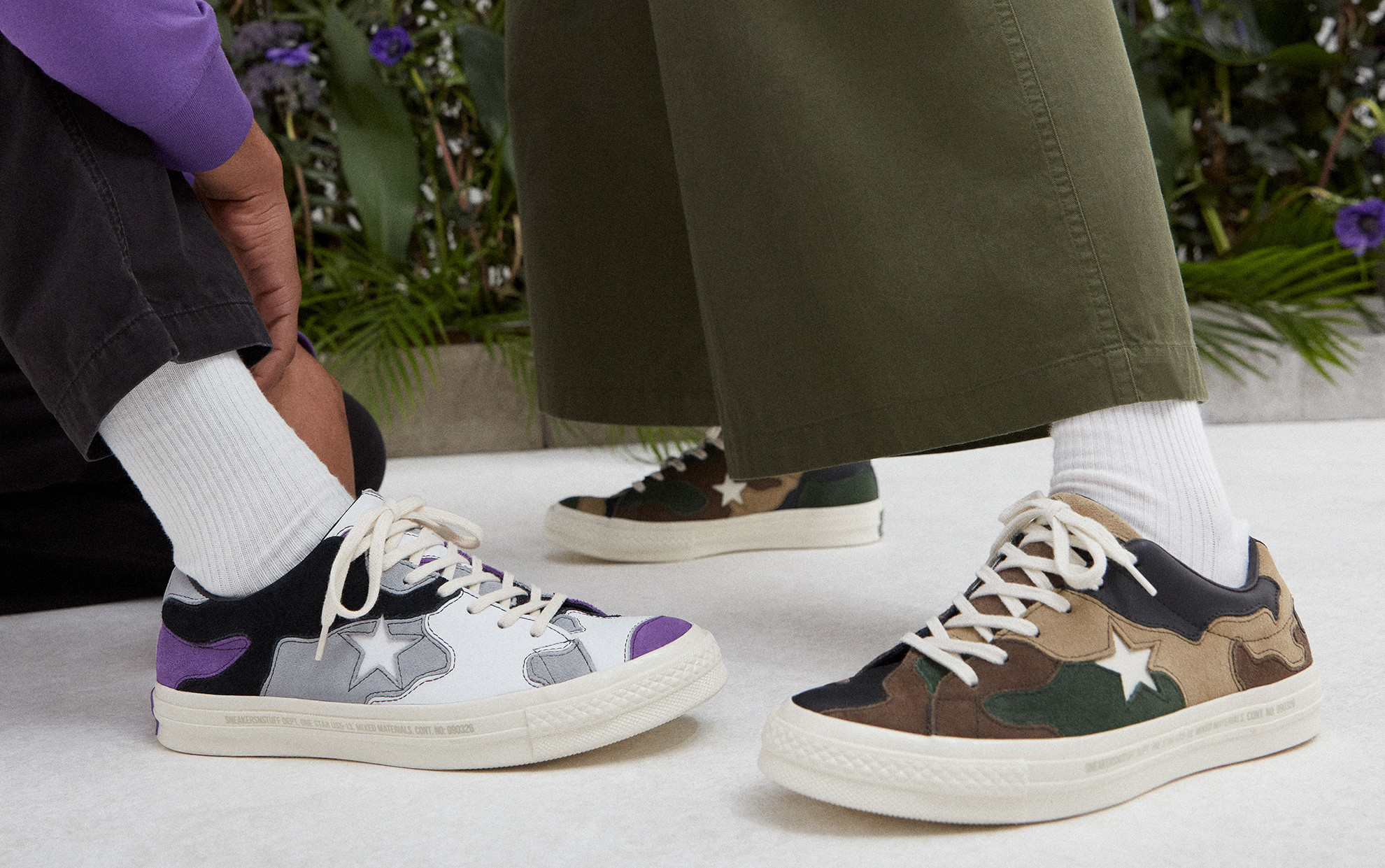 Sneakersnstuff Put Patchwork Camo on the One Star | Complex
