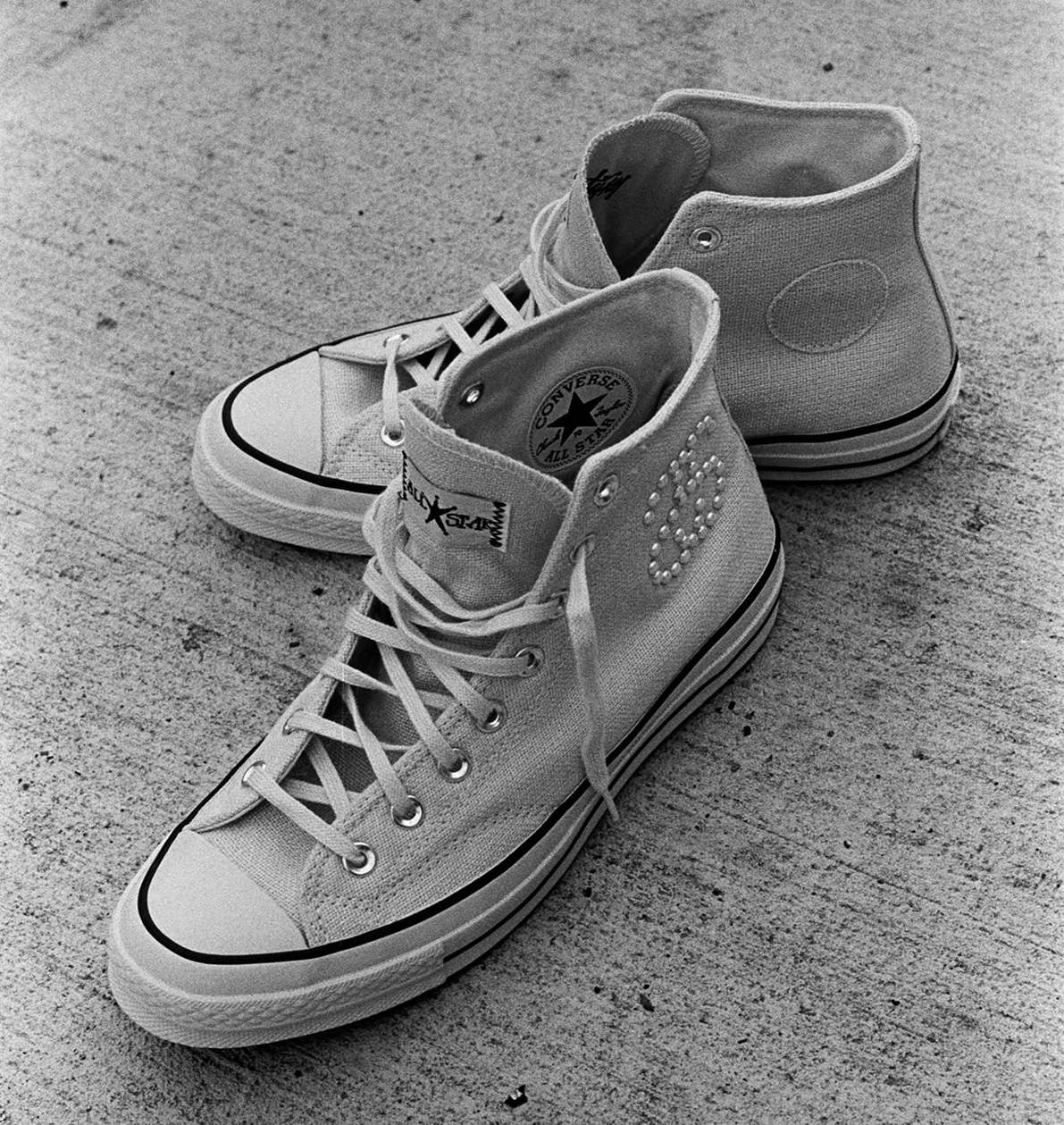 Converse shoes with outlet pearls