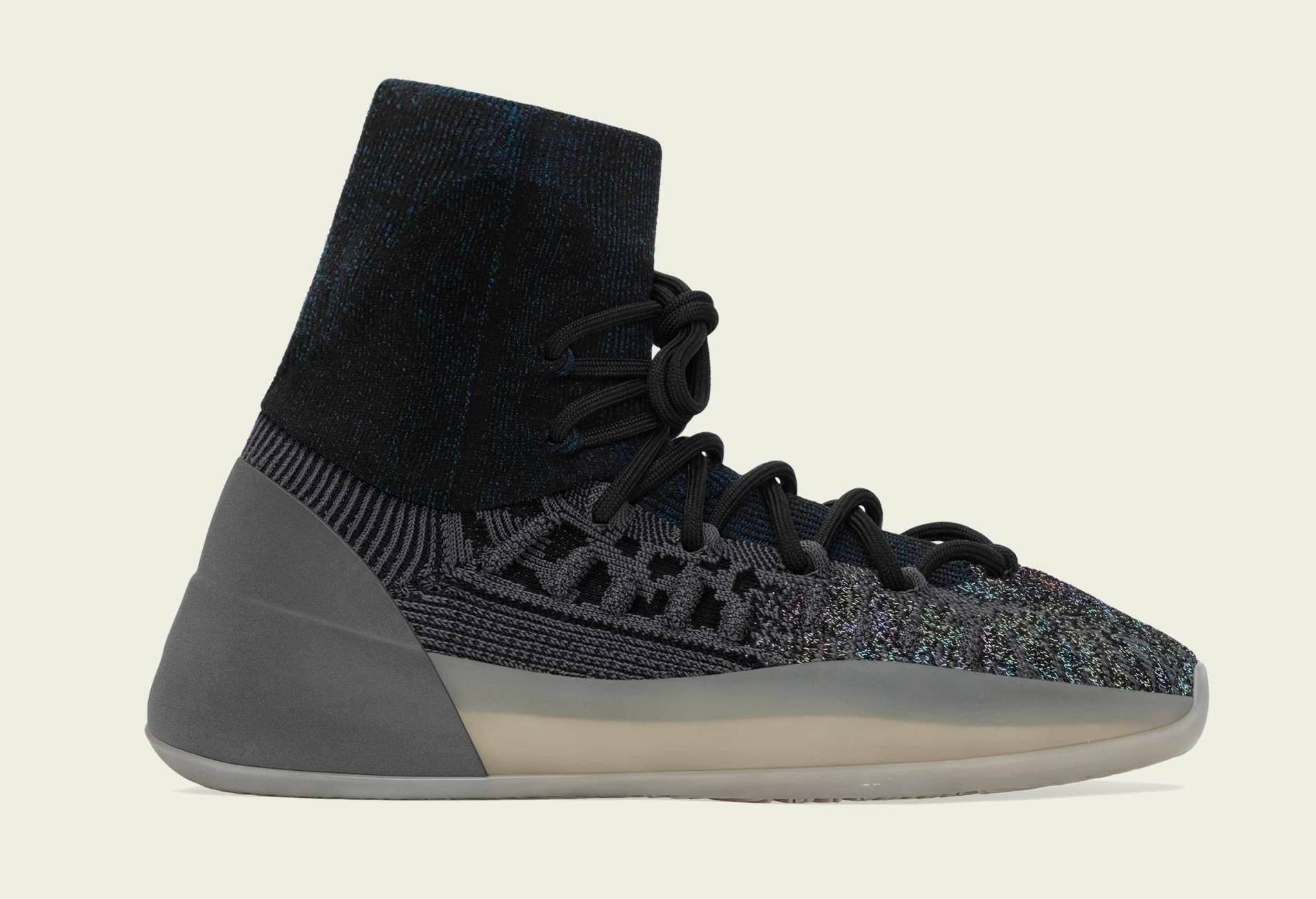 Adidas Yeezy Basketball Knit 'Slate Blue' GV8294 Lateral