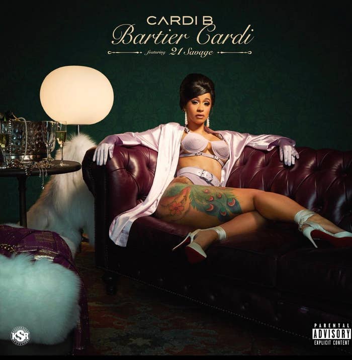 &quot;Bartier Cardi&quot; album cover.