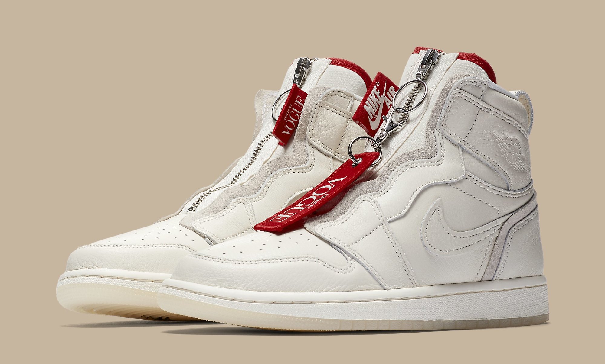 Closer Look at the 'Vogue' x Air Jordan 1 High Zip 'AWOK' | Complex