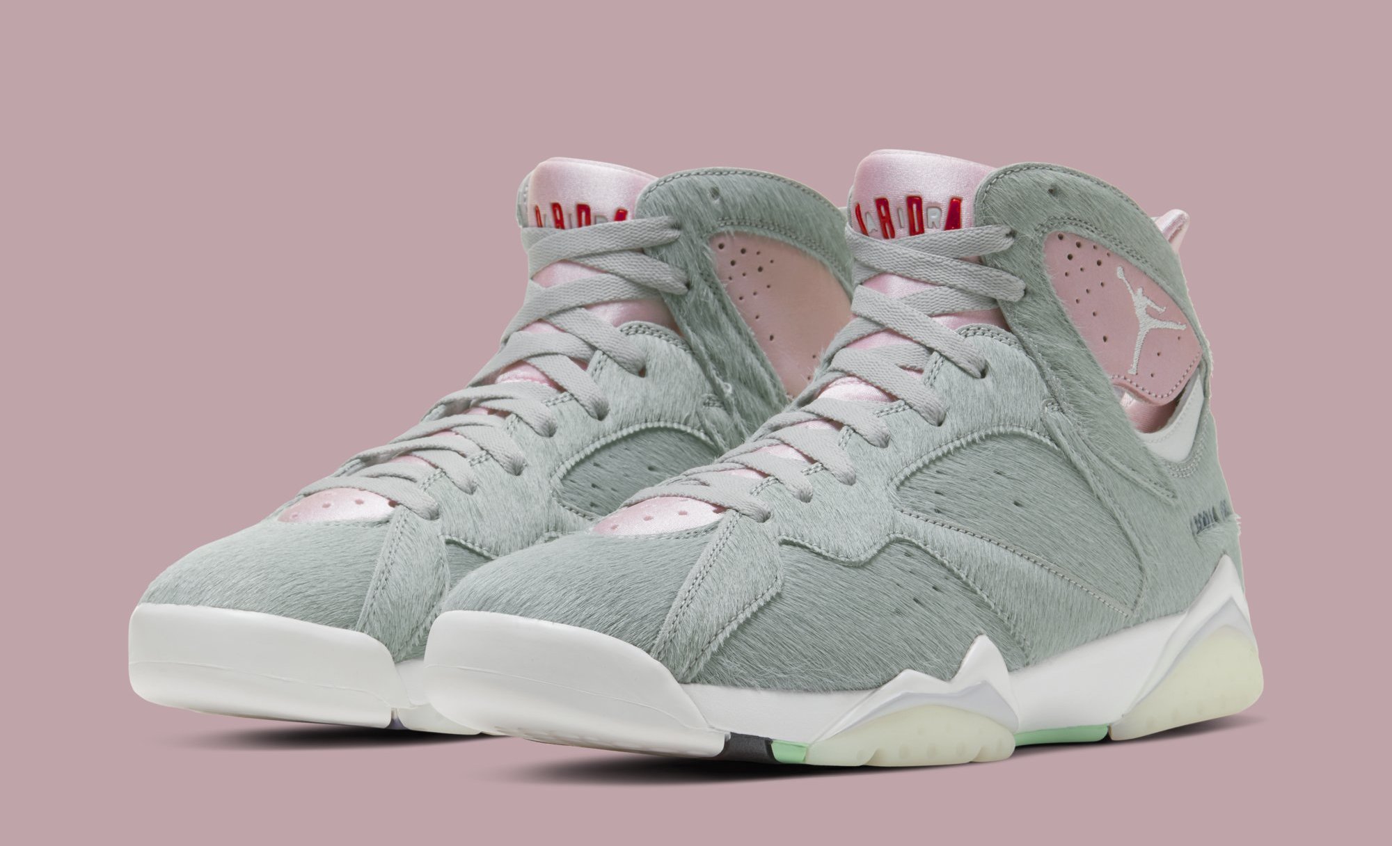 Jordan 7 2025 pink and grey