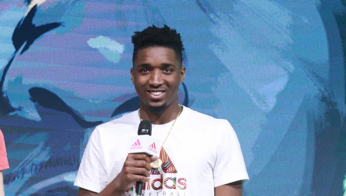 Donovan Mitchell at Adidas &#x27;Republic of Sports&#x27; Event in China
