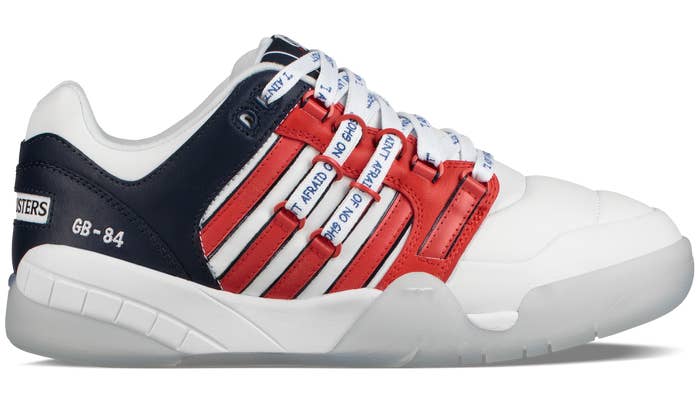 K Swiss x Ghostbusters Si 18 International &#x27;Stay Puft&#x27; 06620 104 (Lateral)