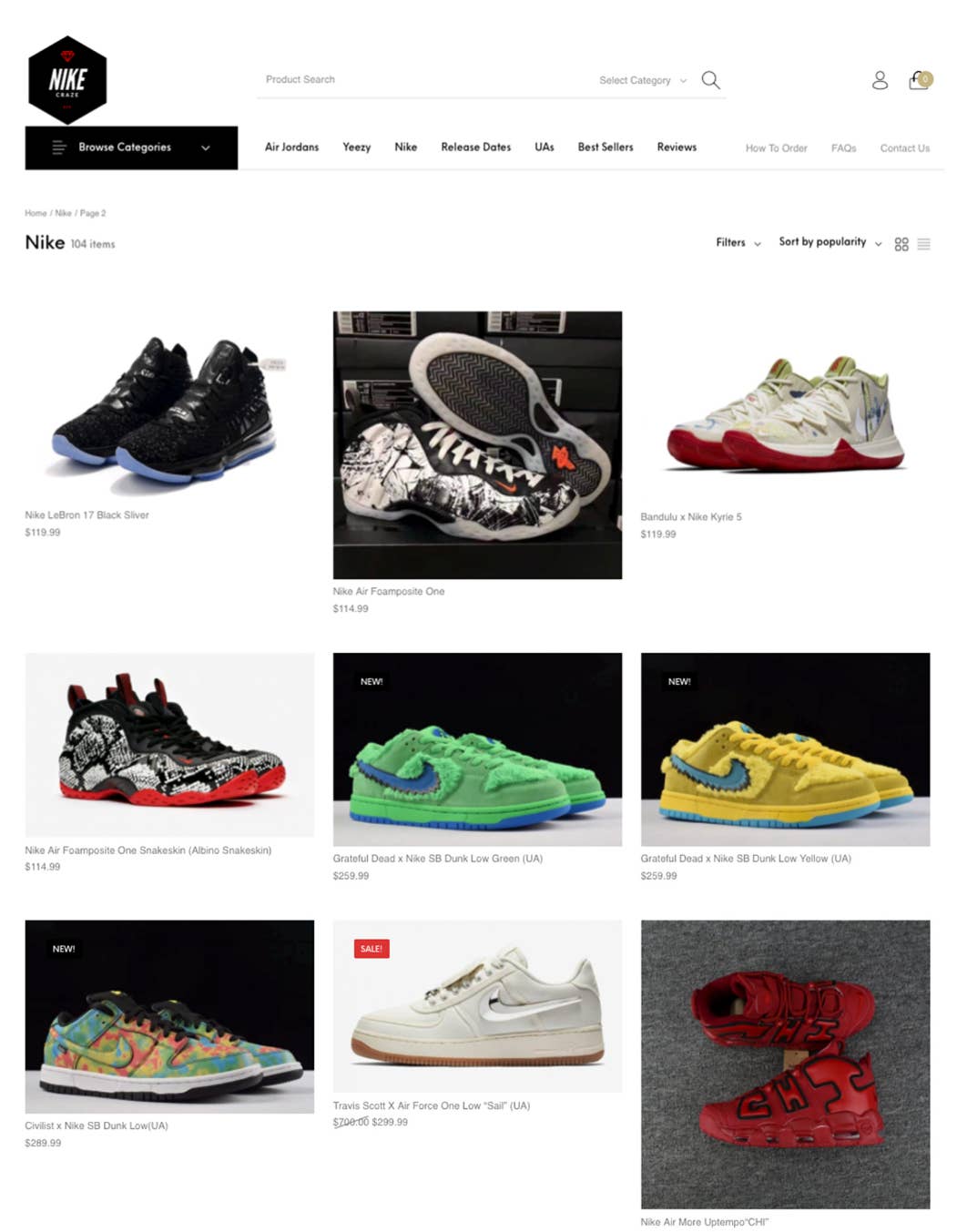 Nike Counterfeit Sneakers