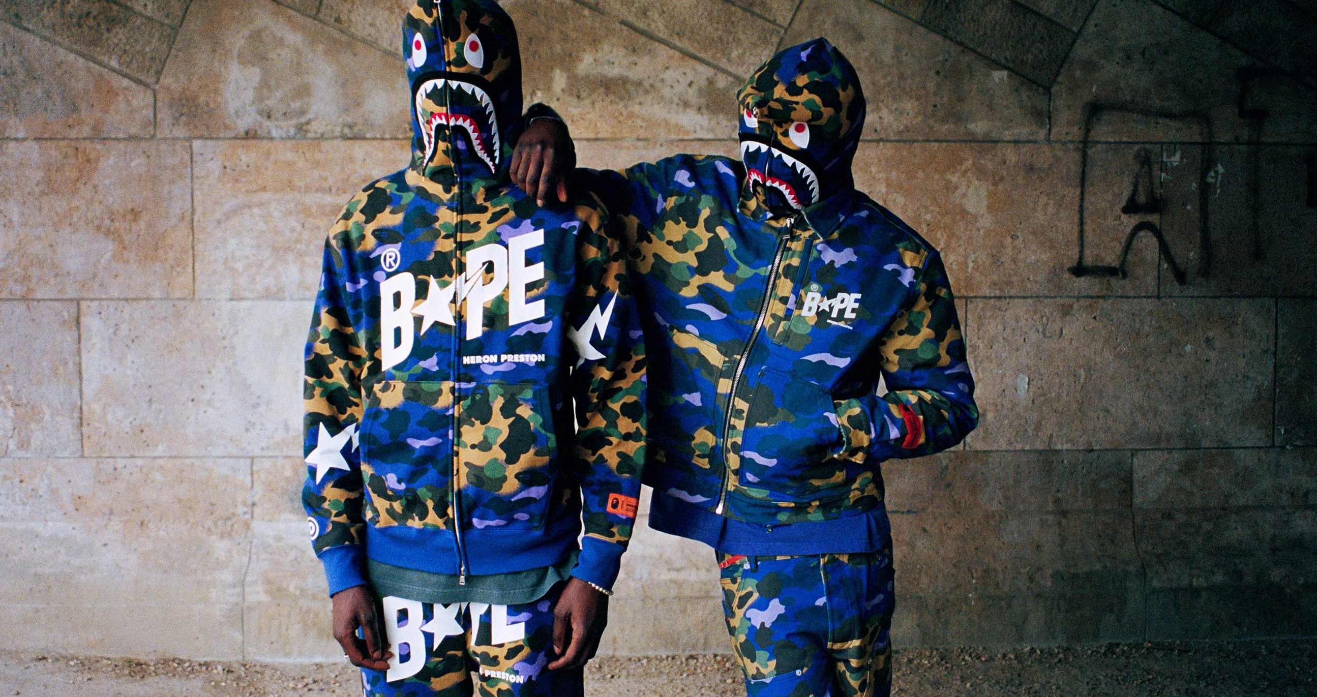 Heron Preston x Bape