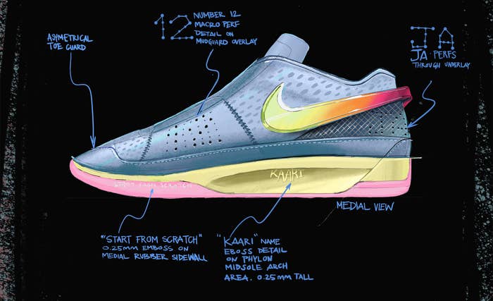 Nike Ja 1 (Sketch 2)