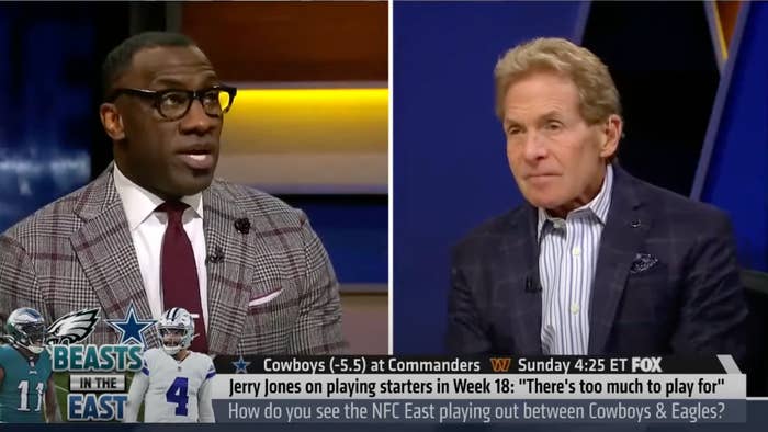 Shannon Sharpe and Skip Bayless