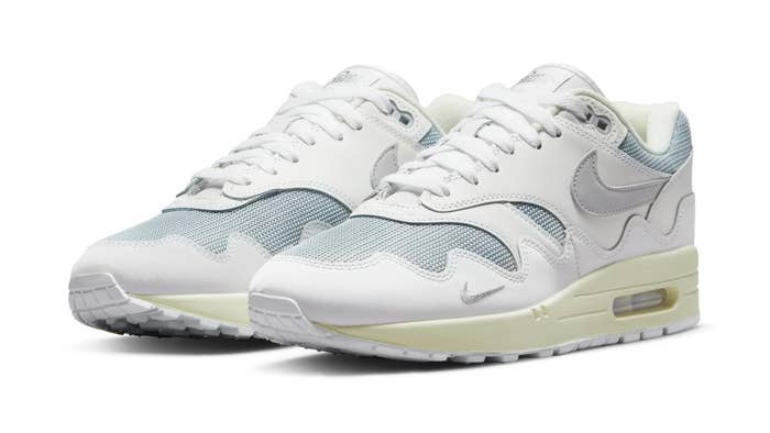 Patta x Nike Air Max 1 &#x27;White/Grey&#x27; Pair