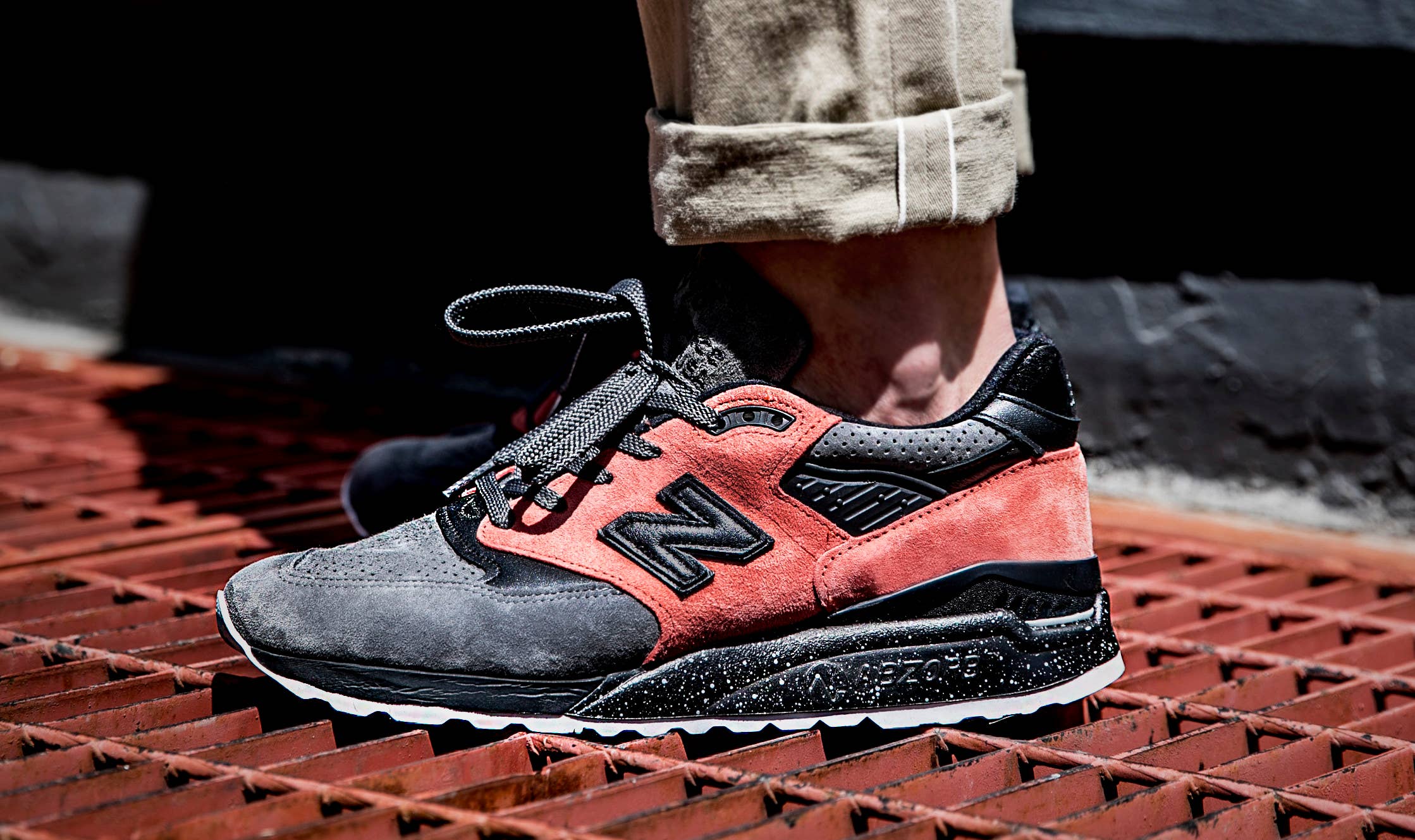 Todd Snyder x New Balance 998 NB1 'Sunset Pink' (On Foot 2)
