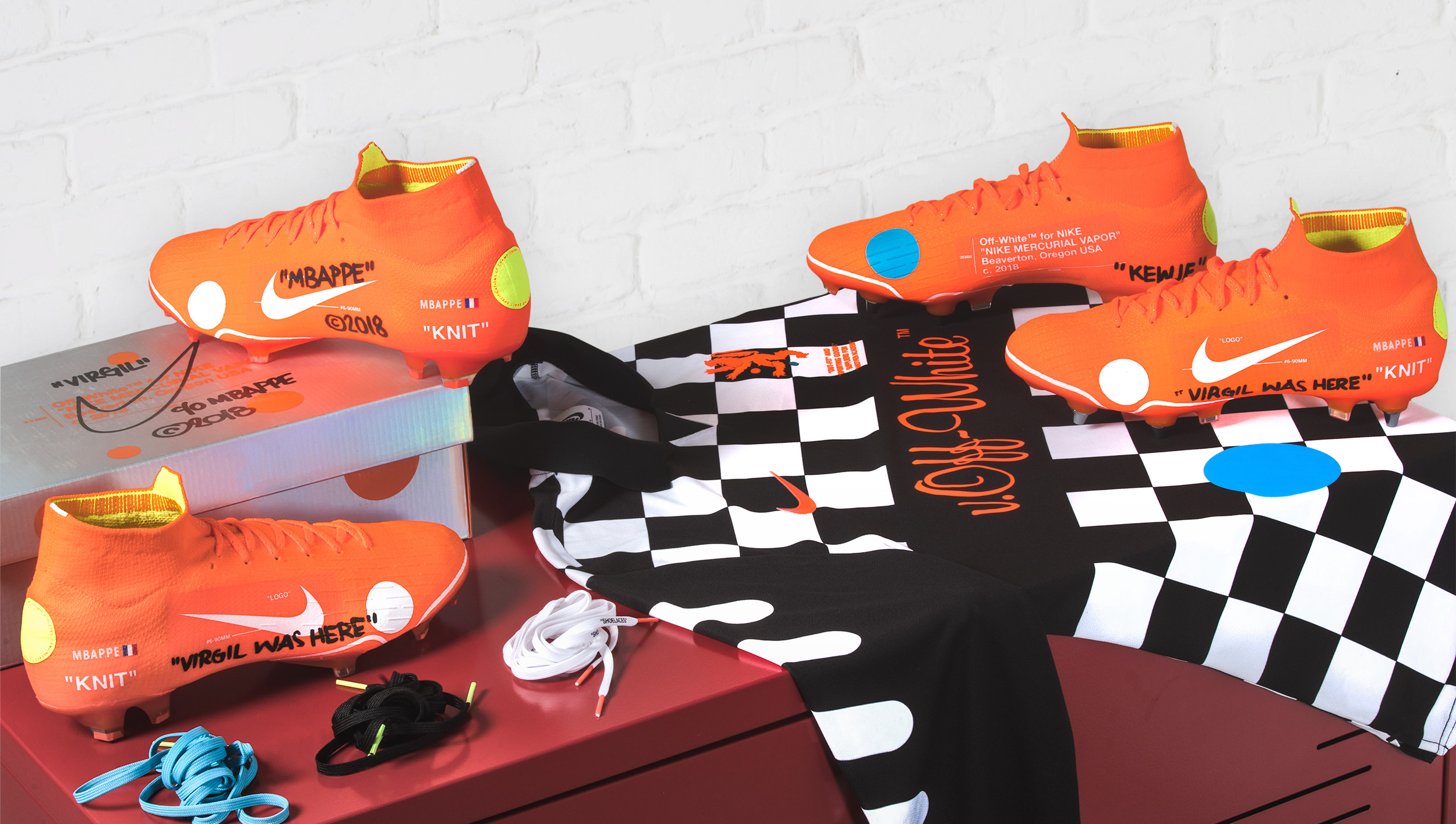 Here's What OFF WHITE x Nike Cleats Might've Looked Like