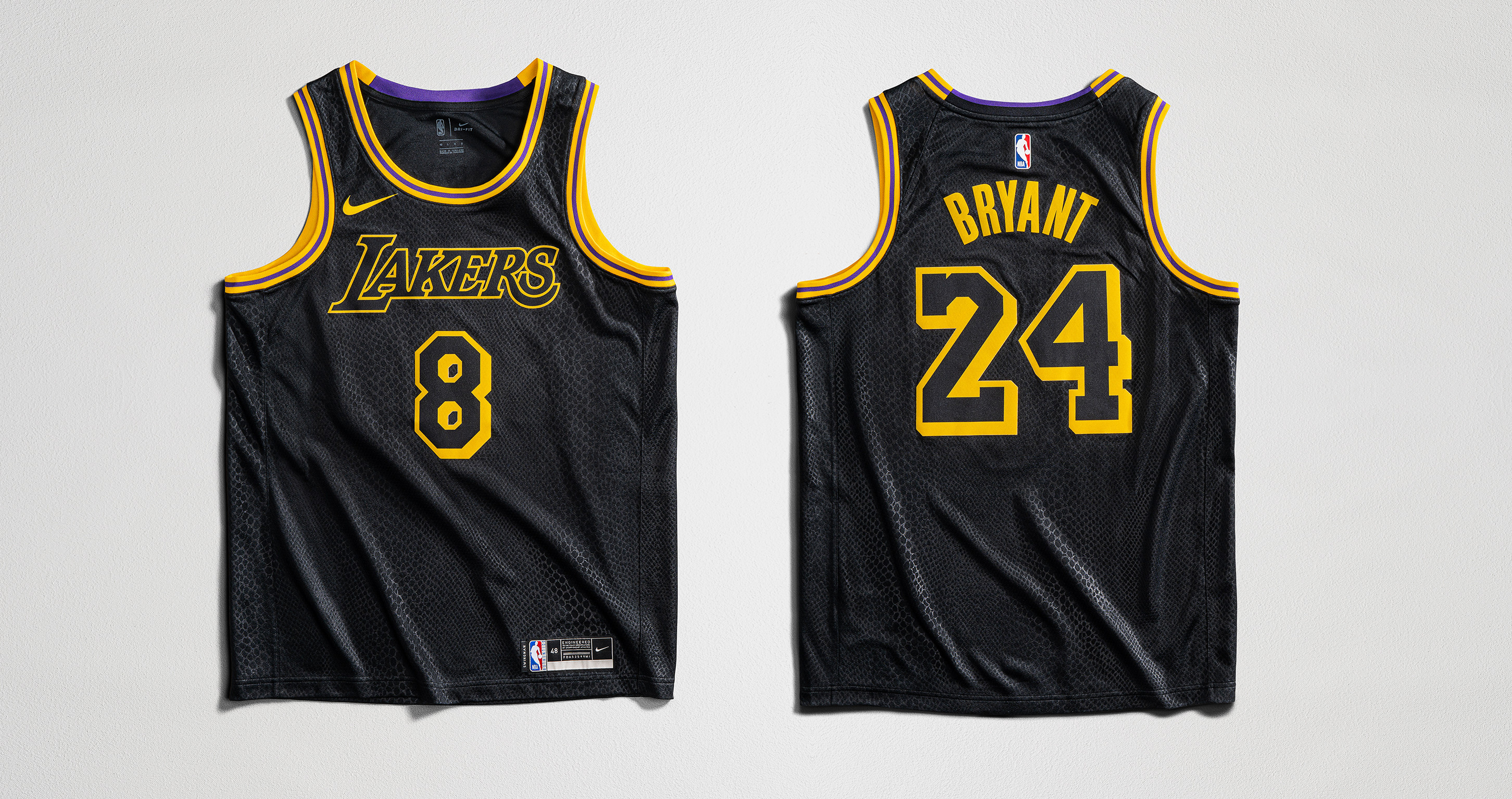 Los Angeles Lakers switch to 'Black Mamba' uniforms for potential