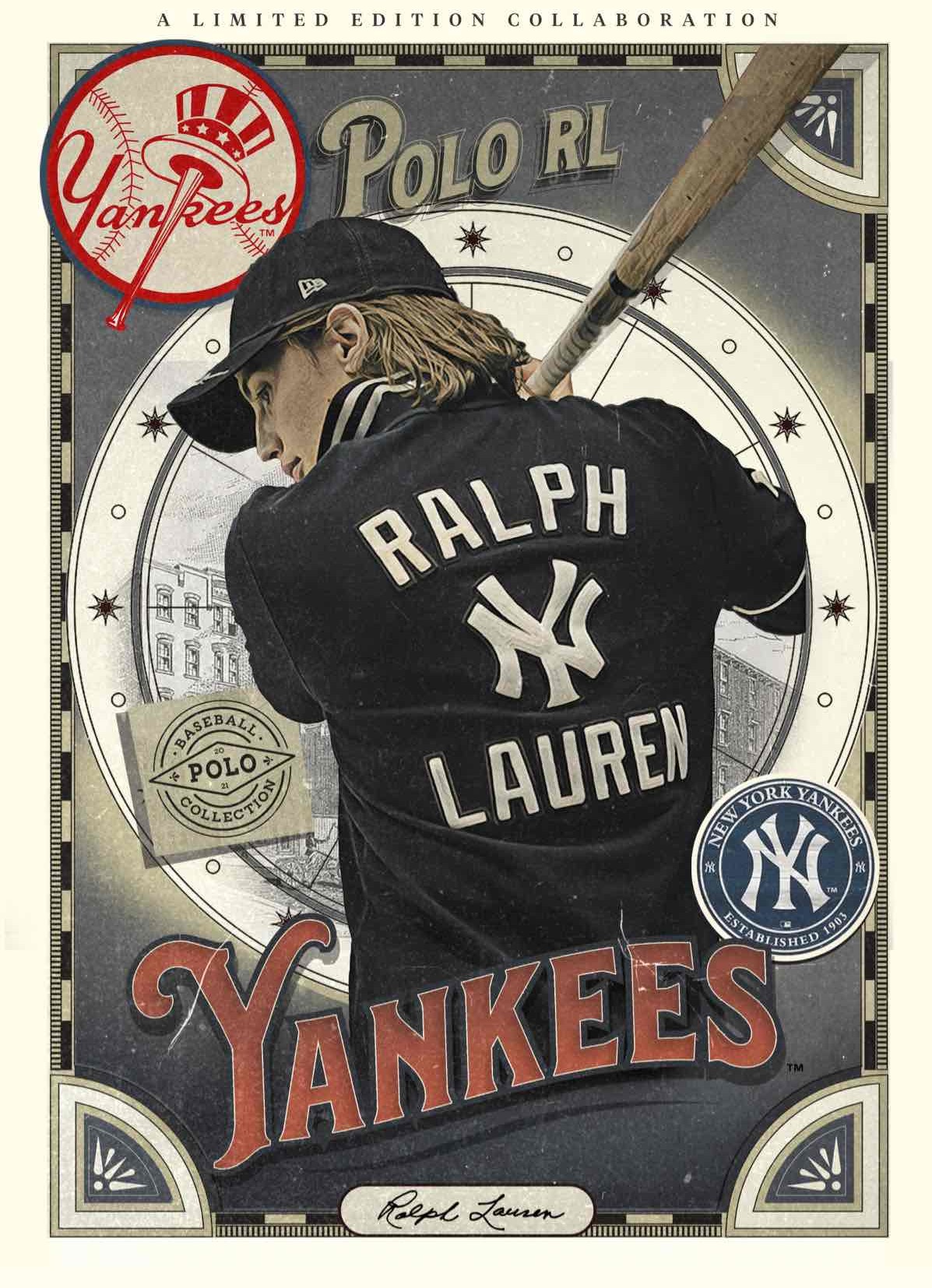 Polo Ralph Lauren NY Yankees MLB Black Ltd Ed Leather Baseball