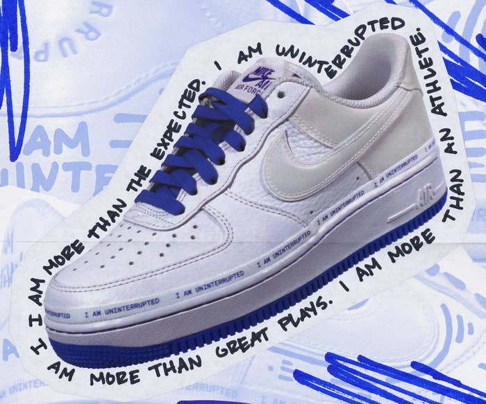 uninterrupted nike air force 1 low more than an athlete lateral