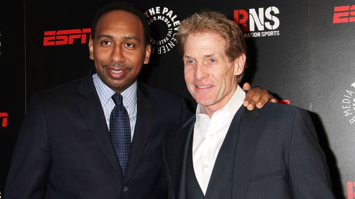 Stephen A. Smith and Skip Bayless