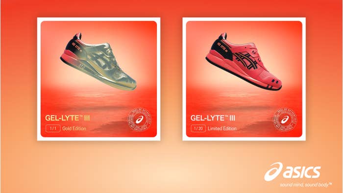 Asics &#x27;Sunrise Red&#x27; NFT Collection