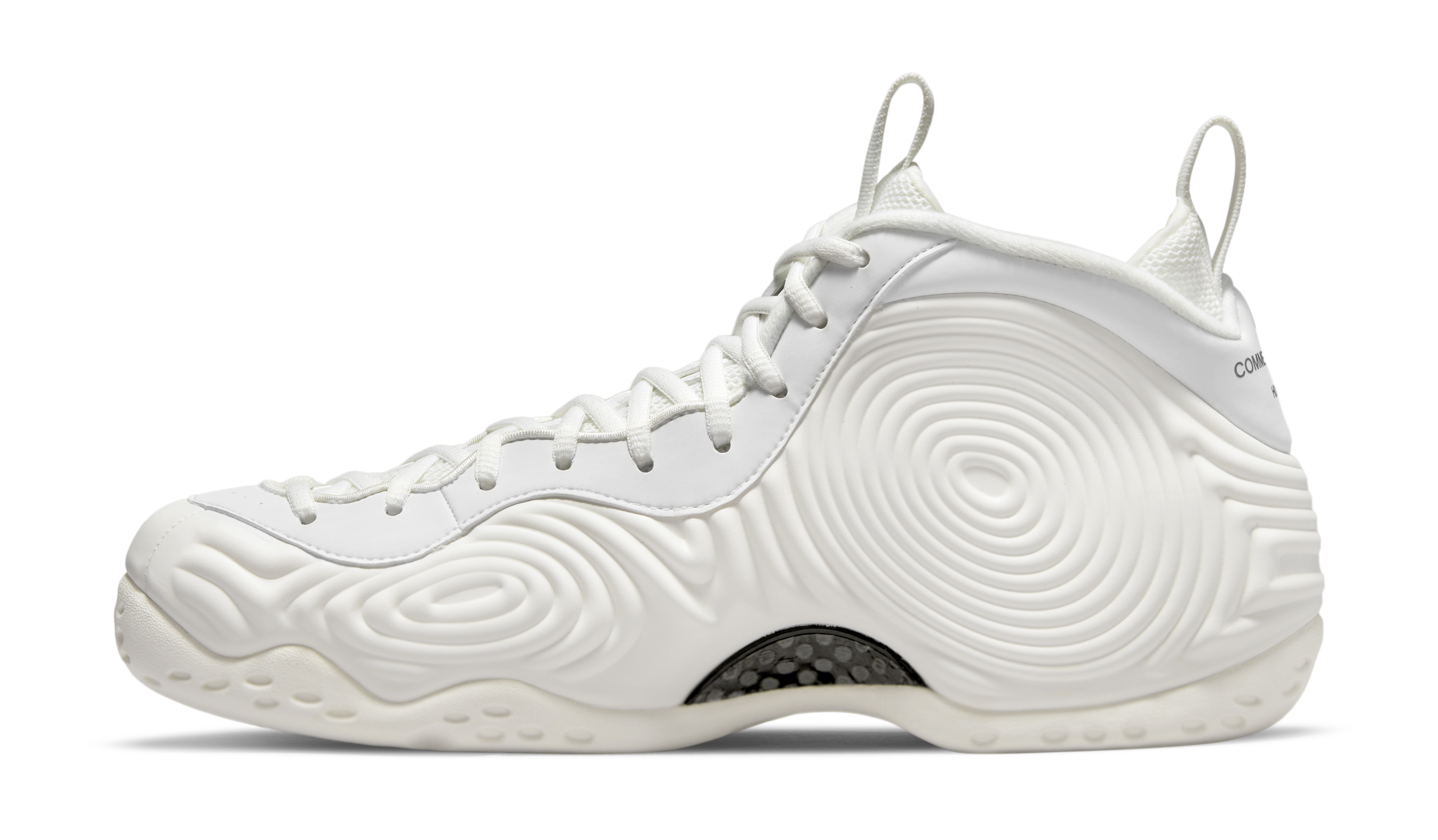 Comme des Garçons x Nike Air Foamposite One (White) DJ7952 100 Lateral