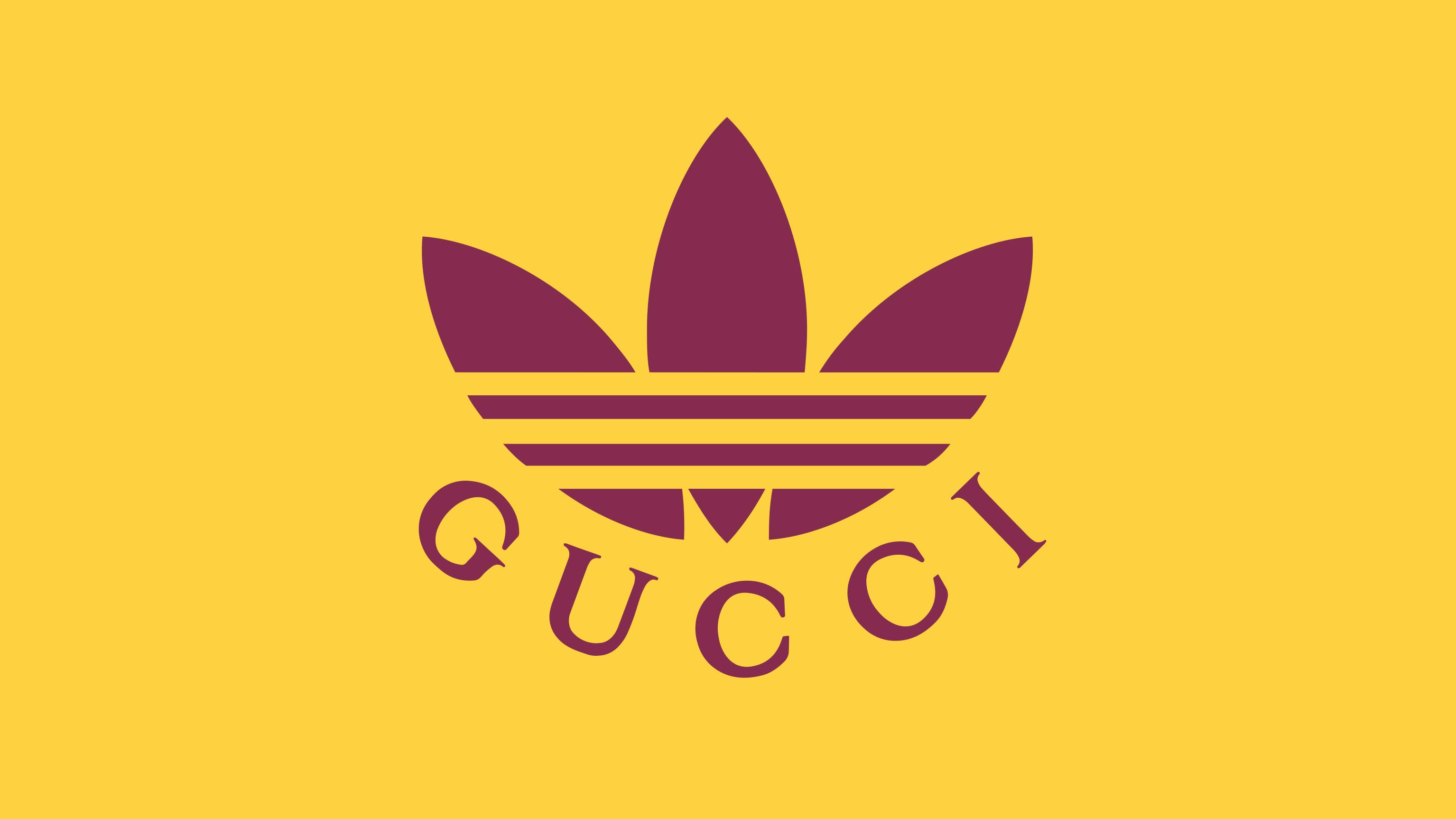 Gucci x Adidas Co-Branded Logo