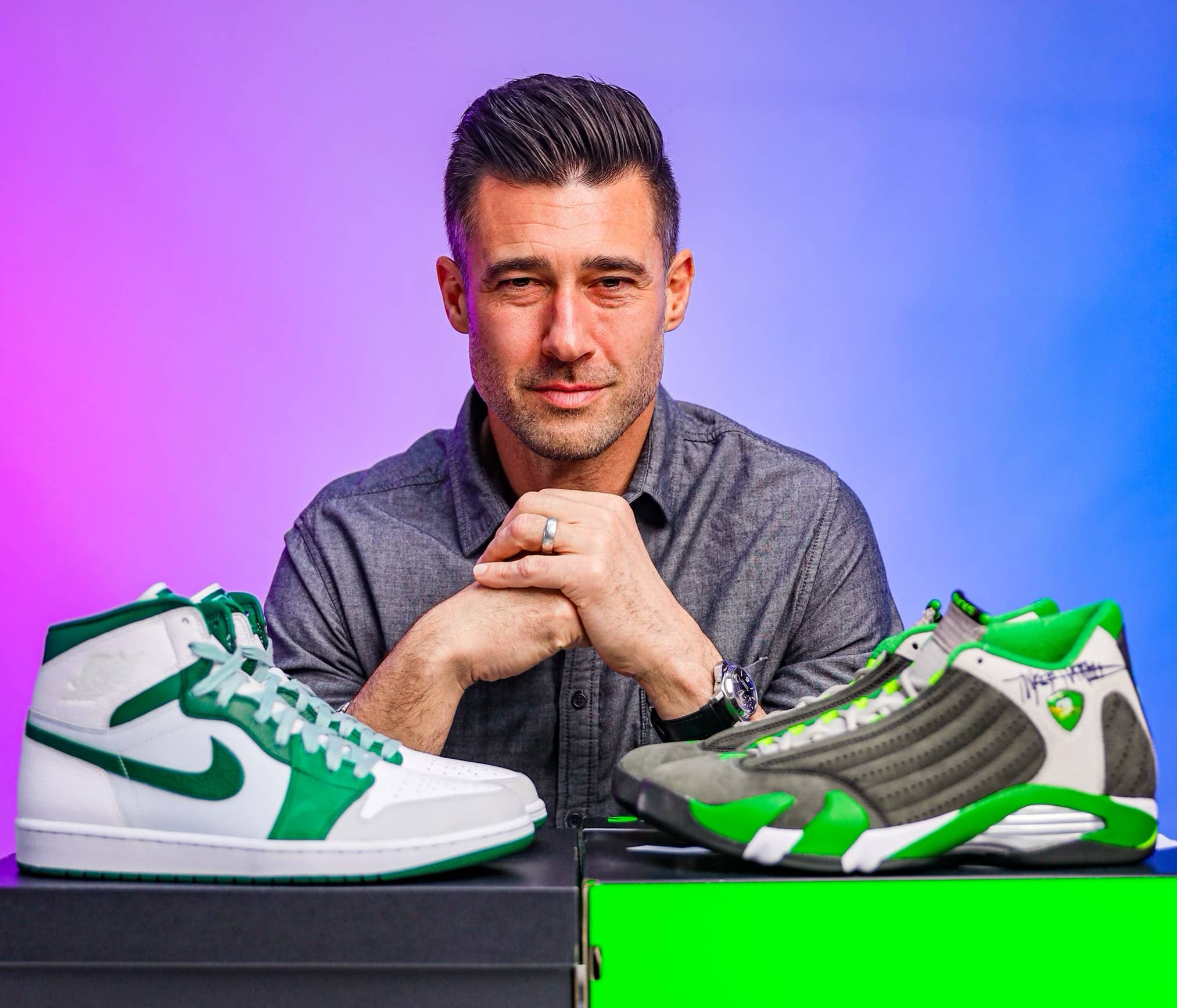 Tinker Hatfield and Joey Harrington on Jordans Oregon and Giving