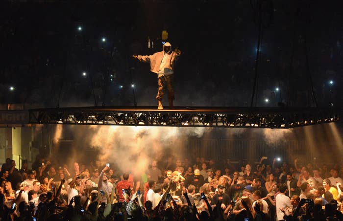 Kanye West Performs During Saint Pablo Tour