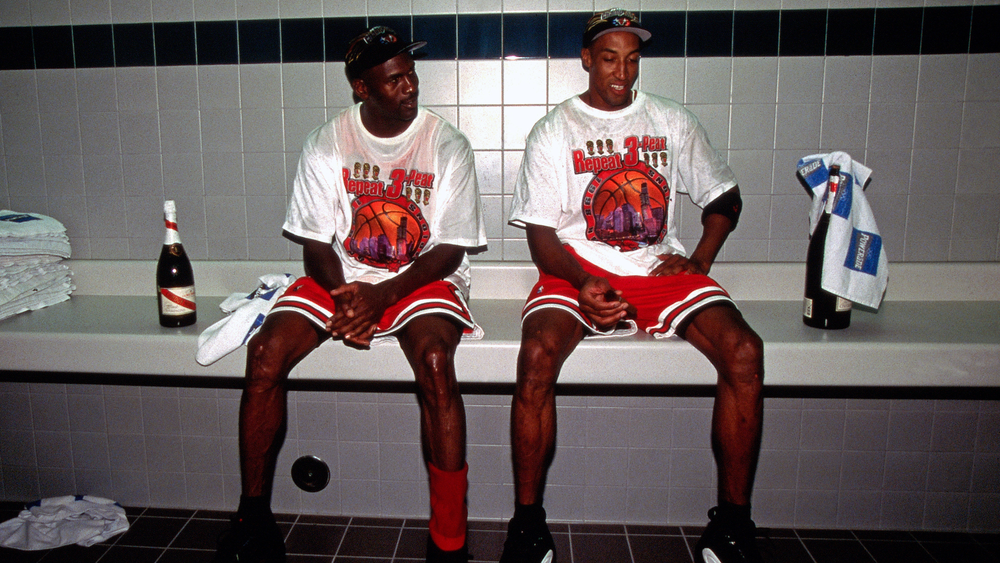 Michael Jordan Scottie Pippen Post Game