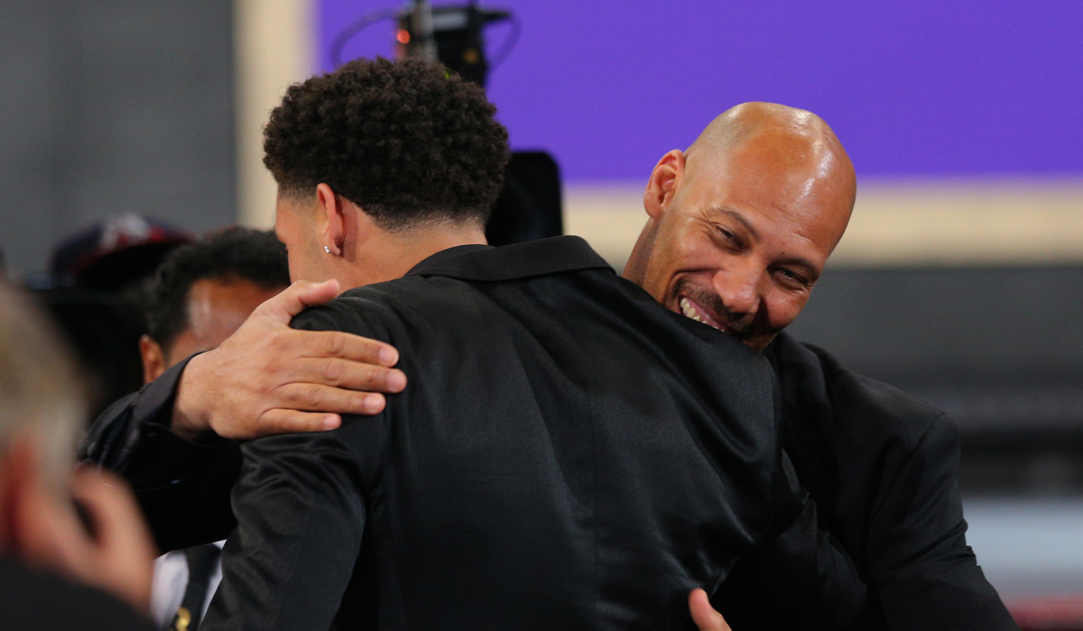 Lonzo Ball LaVar Ball Green Room NBA Draft 2017