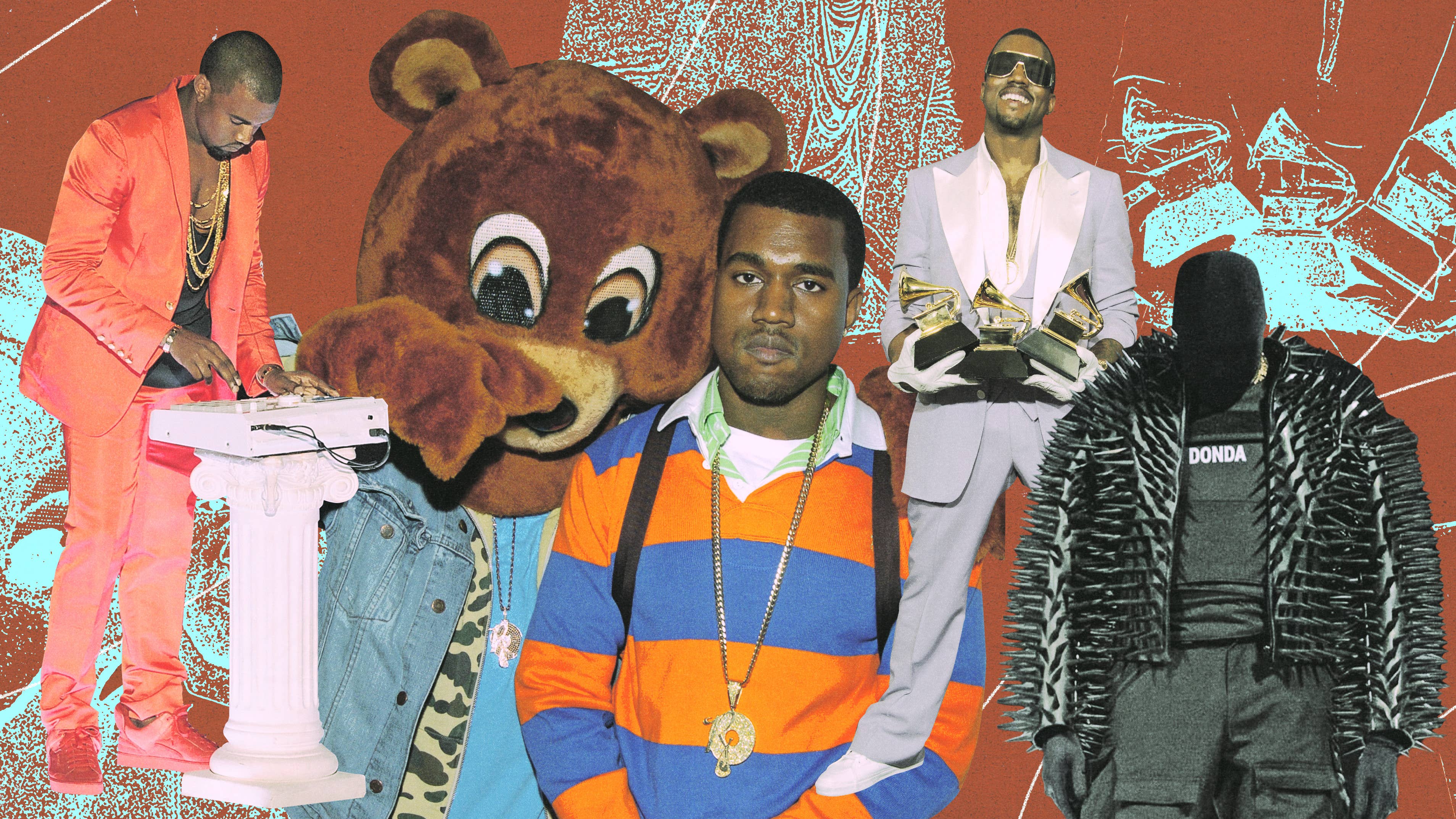 From 'College Dropout' to 'Donda': A Look at Kanye West's Style Evolution