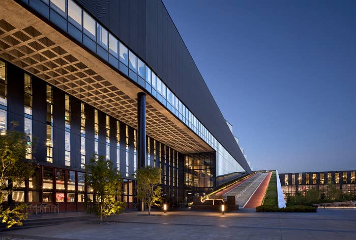 The LeBron James Innovation Center at Nike&#x27;s world headquarters in Beaverton Oregon