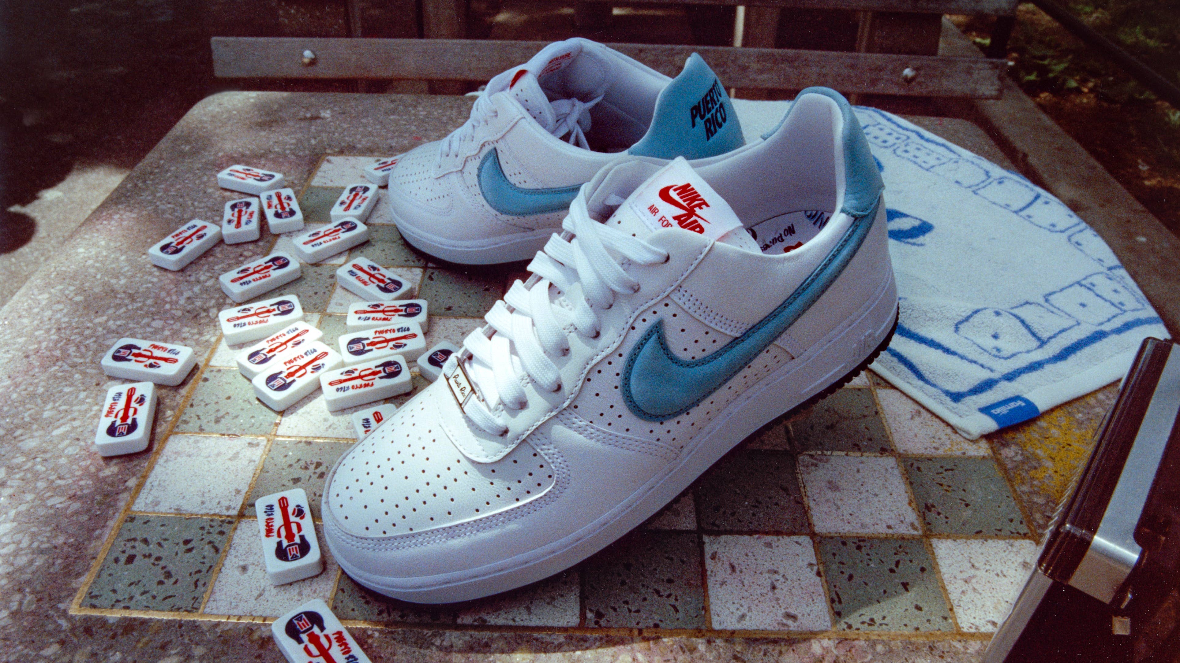 Nike Air Force 1 Low 'Puerto Rico' Lateral