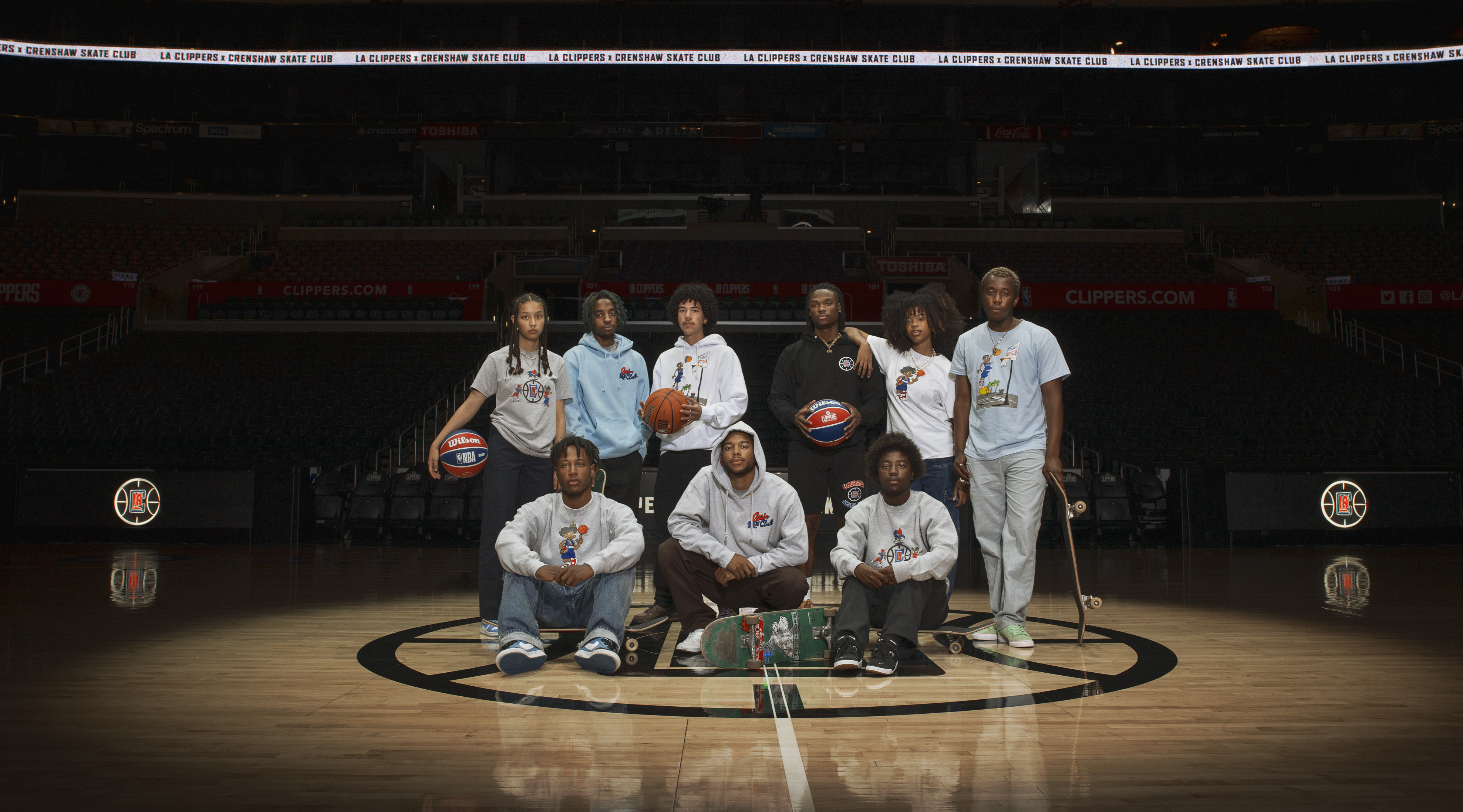 Crenshaw Skate Club x Los Angeles Clippers 3